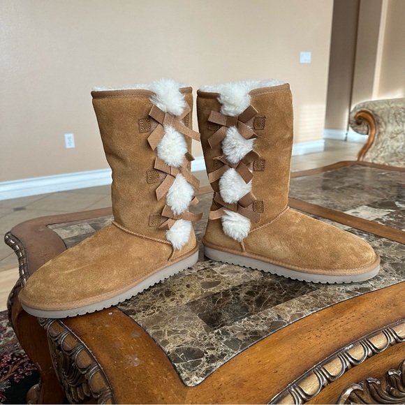 Authentic Koolaburra By UGG Winter Bow Boots - Picture 6 of 14